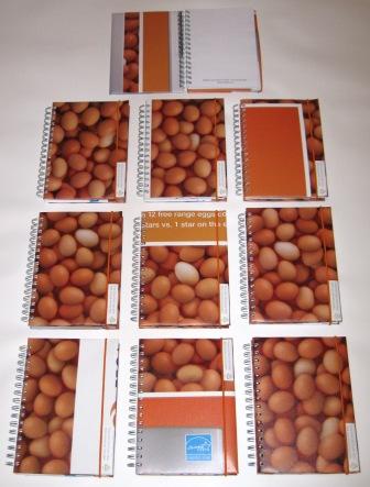 EECA Energy Star poster campaign recycled into stationery.
